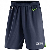 Men's Seattle Seahawks Nike College Navy Knit Performance Shorts,baseball caps,new era cap wholesale,wholesale hats